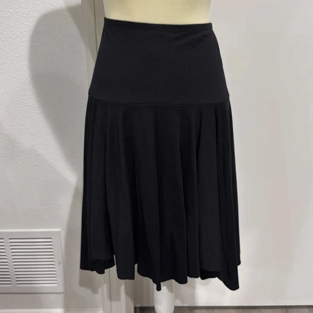 Tracy Evan’s Flowy Layered Grey and Black with Bow Tie - L - Picture 5 of 8